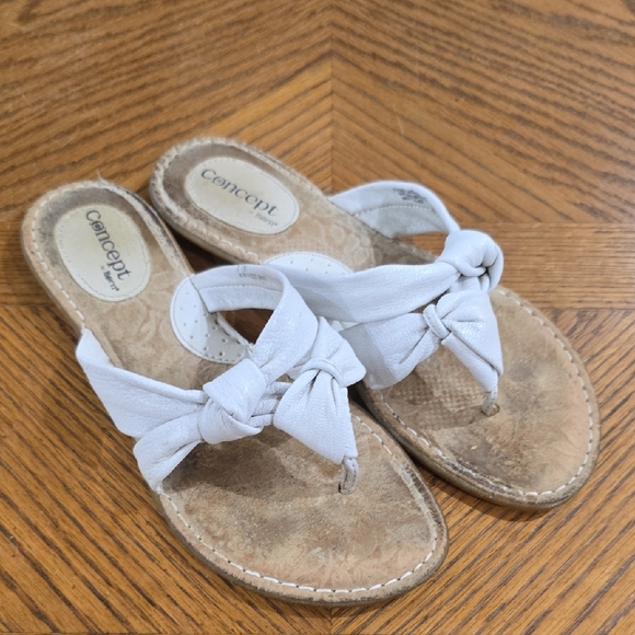 Born Concept Women's White Sandals - Picture 1 of 6